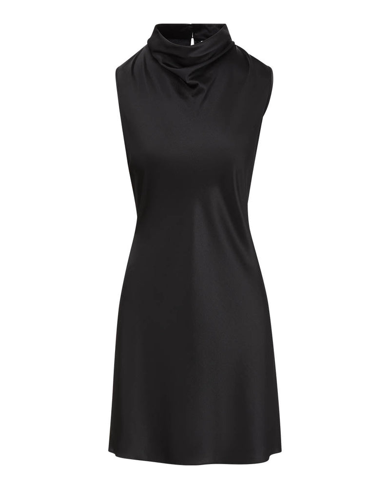Maelle Stretch-Silk Charmeuse Minidress