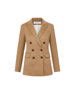 Ellette Italian Camel Hair Dickey Jacket