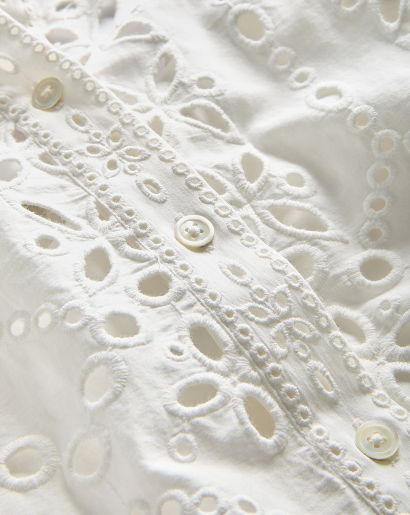 Sumatra Cotton Eyelet Dress