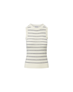 Jerrel Striped Cashmere Tank