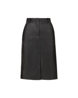 Maxine Leather Midi Skirt
