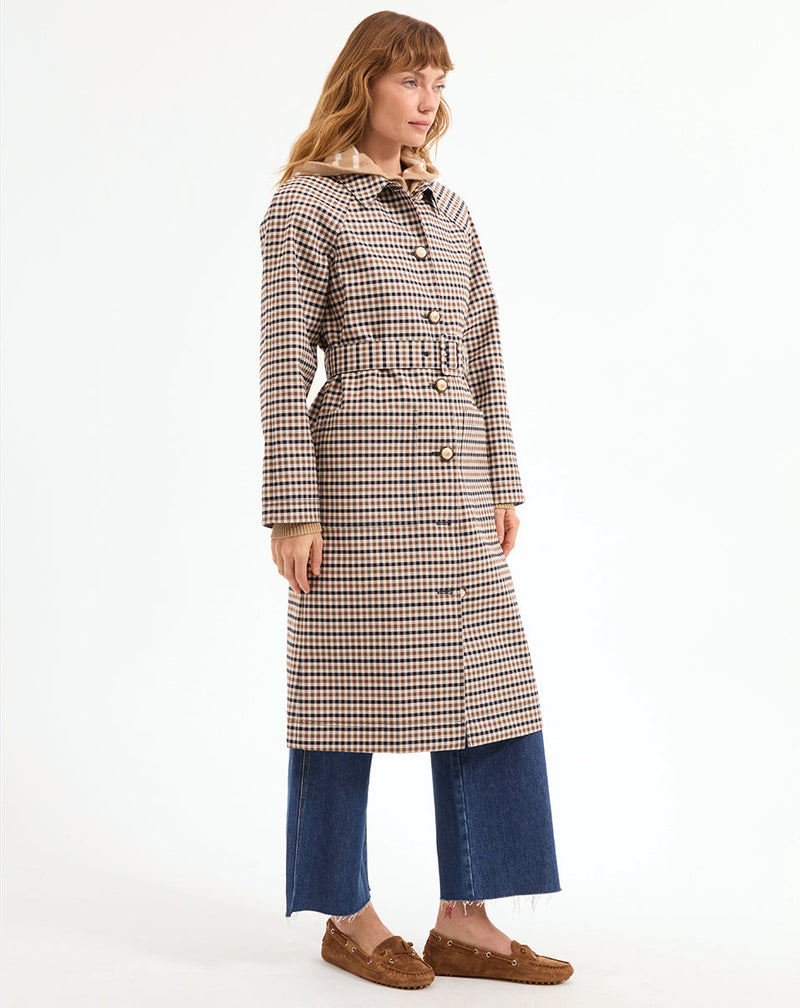 Quinton Plaid Coat