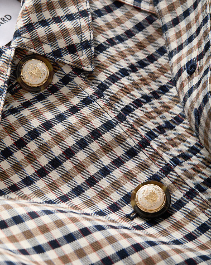Quinton Plaid Coat