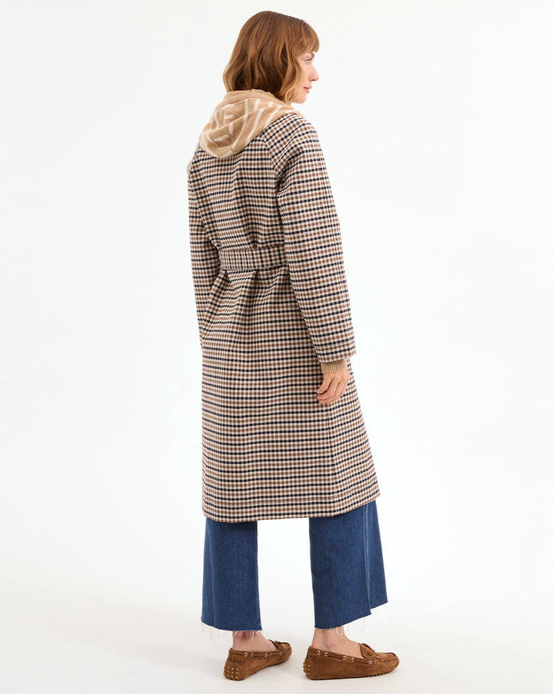 Quinton Plaid Coat