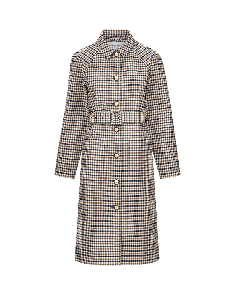 Quinton Plaid Coat