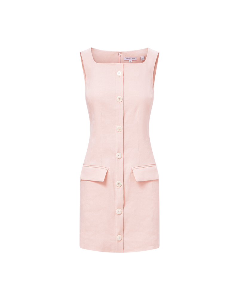 Evan Linen Mini Dress