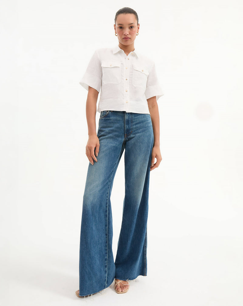 Spruce Linen Top