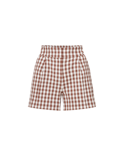 Haina Gingham Seersucker Short