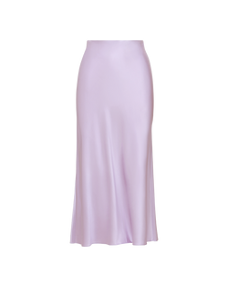 Clover Stretch-Silk Slip Skirt
