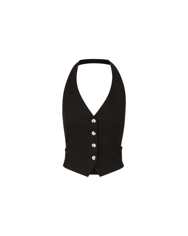 Arabella Stretch-Linen Vest