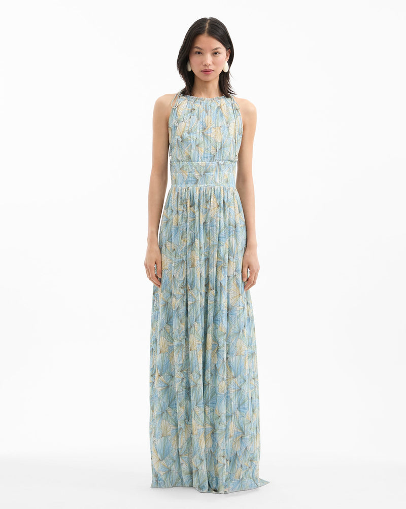 Yardley Pleated Maxi Dress
