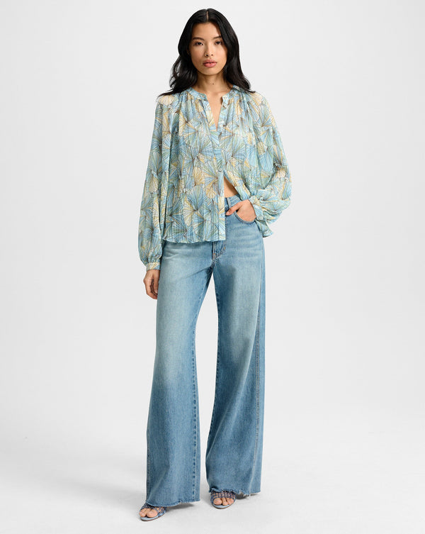 Fennel Pleated Blouse