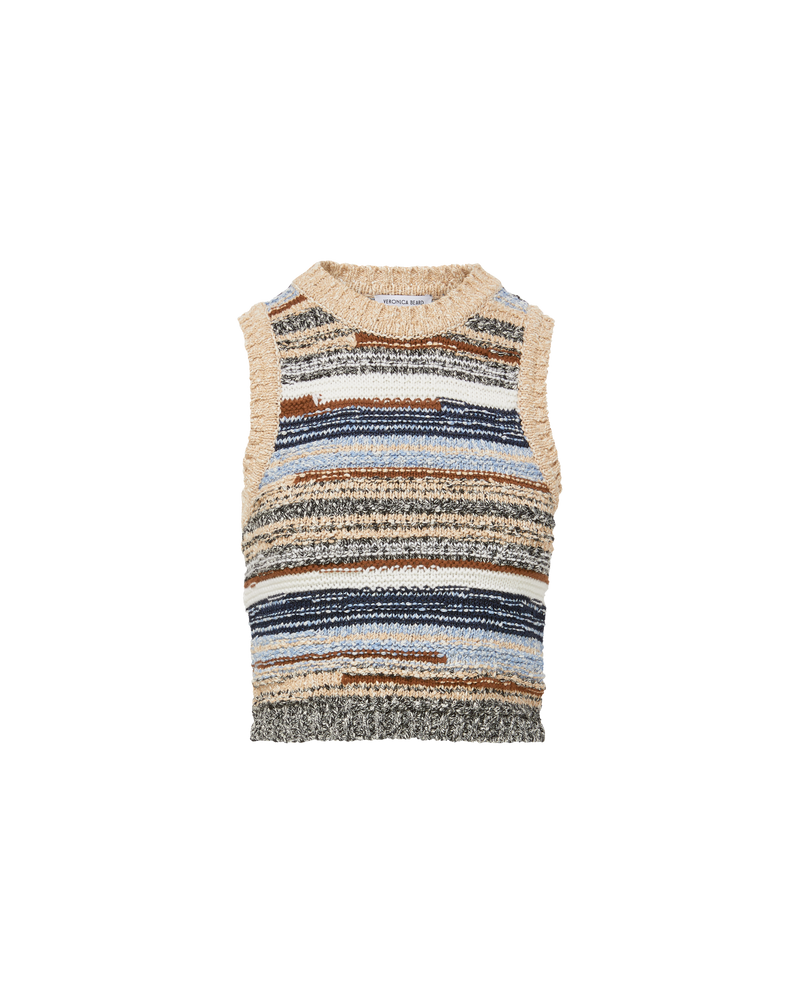 Jerrel Wool-Blend Cropped Tank Top
