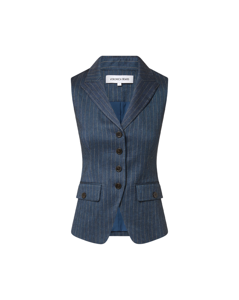 Benny Pinstripe Vest
