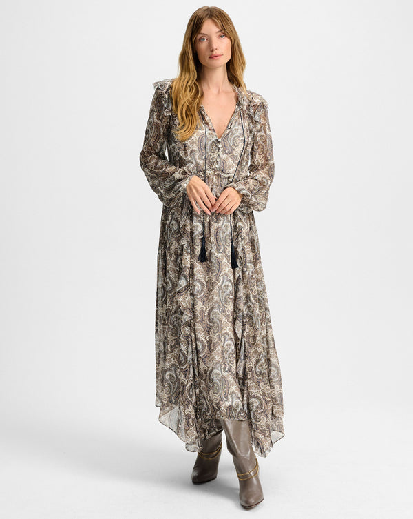 Lilith Silk Midi Dress