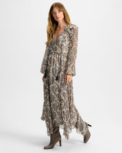 Lilith Silk Midi Dress