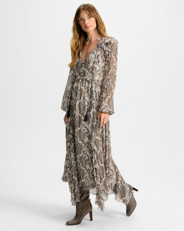 Lilith Silk Midi Dress