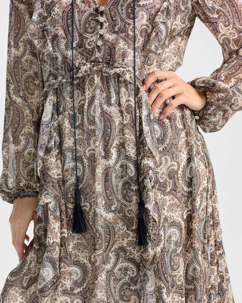 Lilith Silk Midi Dress