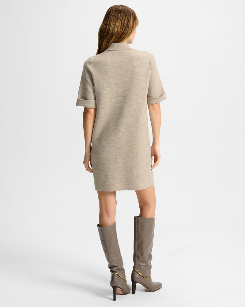Madden Merino Wool Mini Shirtdress