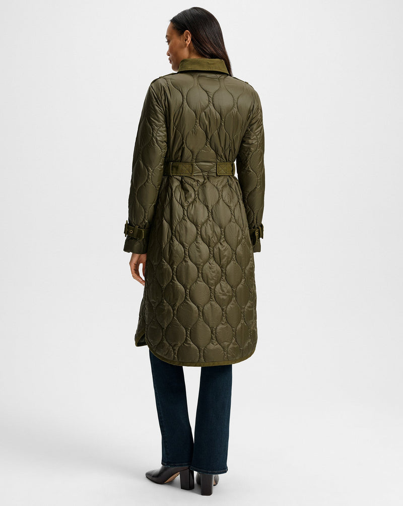 Newberry Puffer Trench Coat