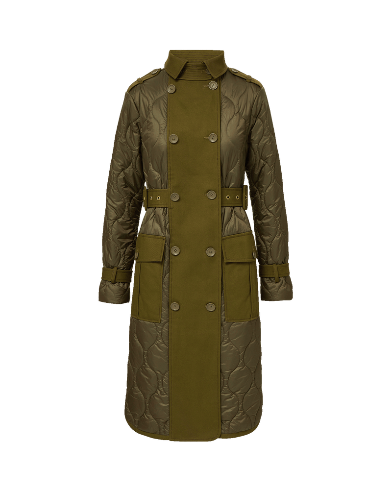 Newberry Puffer Trench Coat