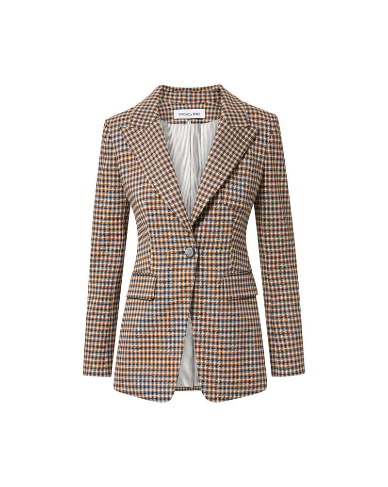 Livvy Houndstooth Dickey Jacket