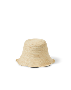 Packable Scallop Bucket Hat