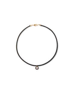Black Cord Pendant Necklace