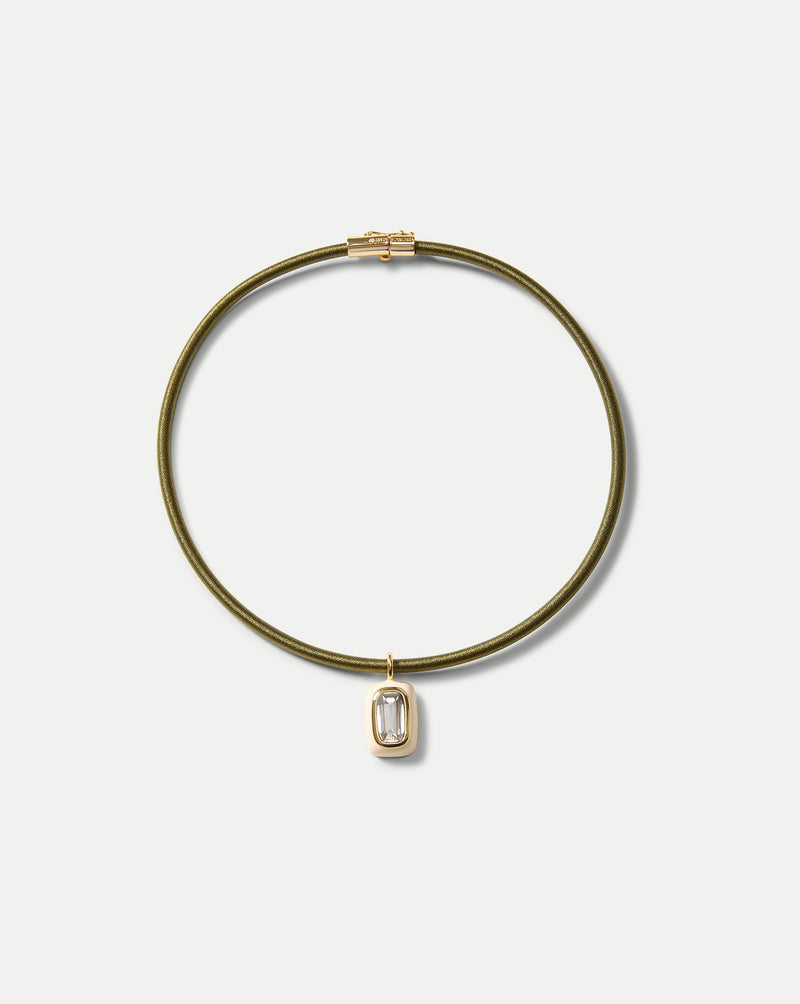 Army Cord Pendant Necklace