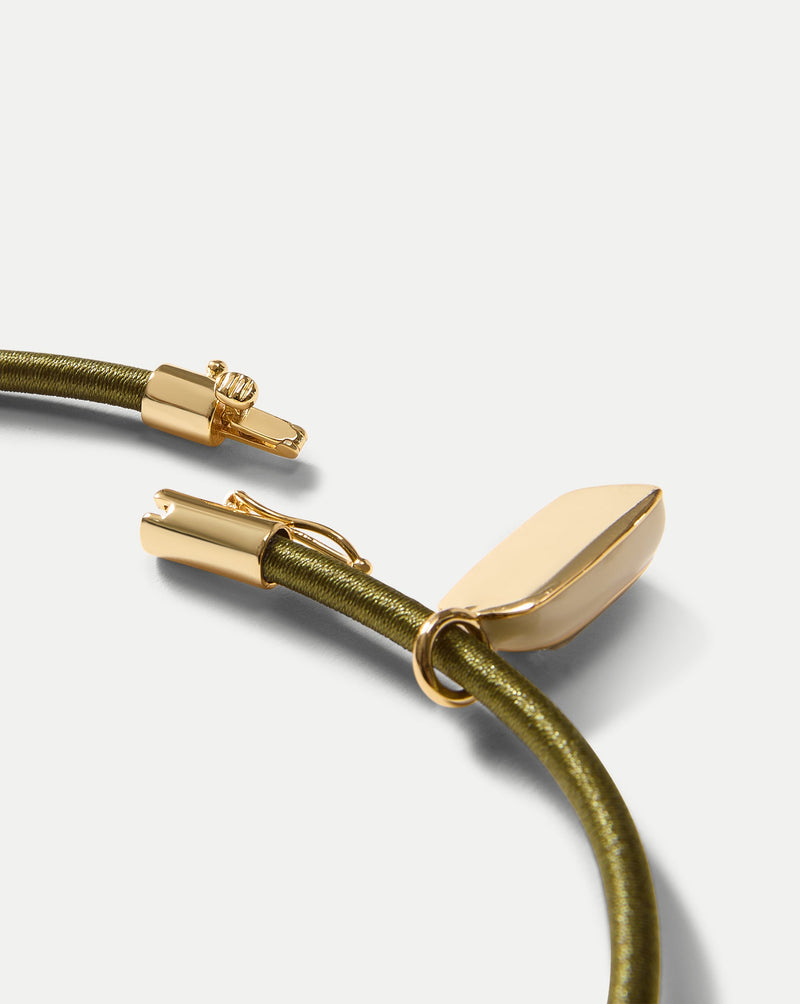 Army Cord Pendant Necklace