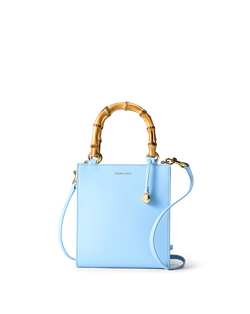 Bamboo-Handle Shopper Bag