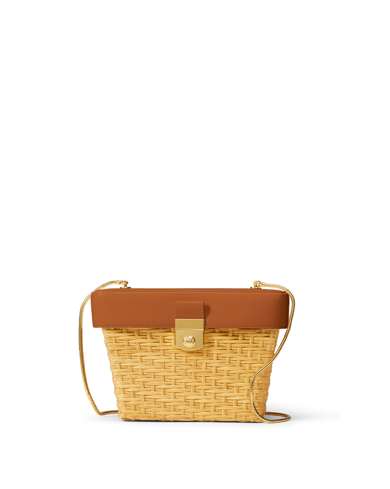 Veronica Beard Lock Box Trap Bag