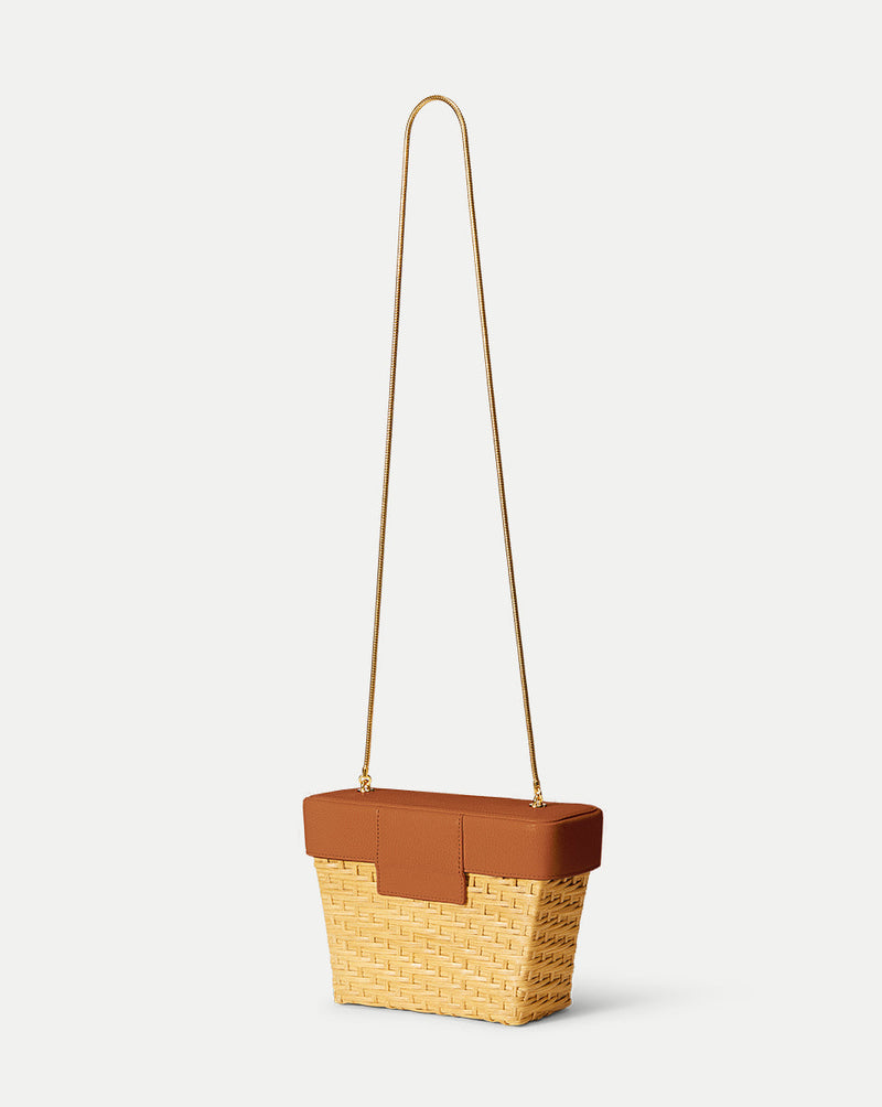 Veronica Beard Lock Box Trap Bag