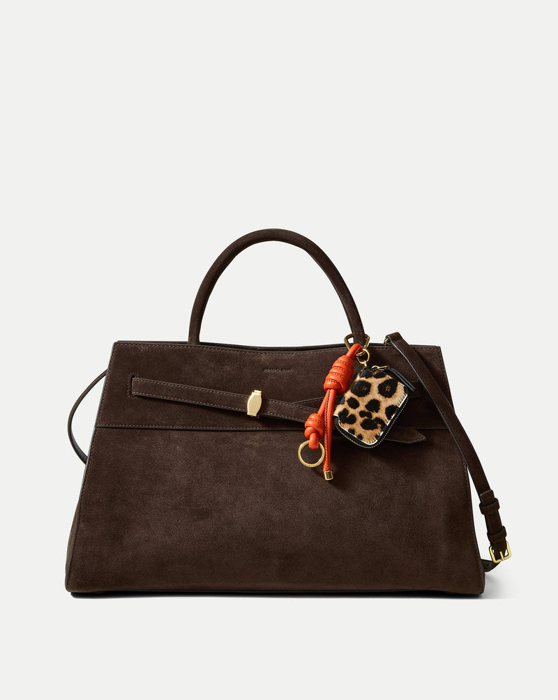 Leopard Zip Pouch Bag Charm