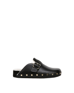 Fern Shearling Clog