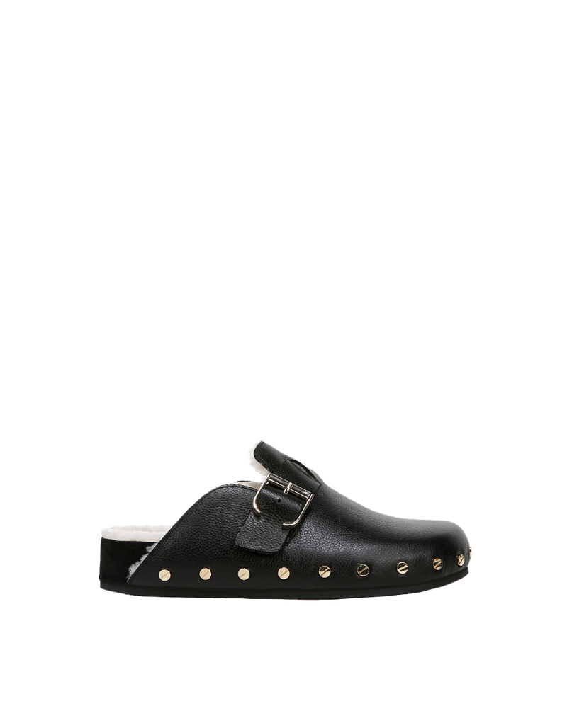 Fern Shearling Clog