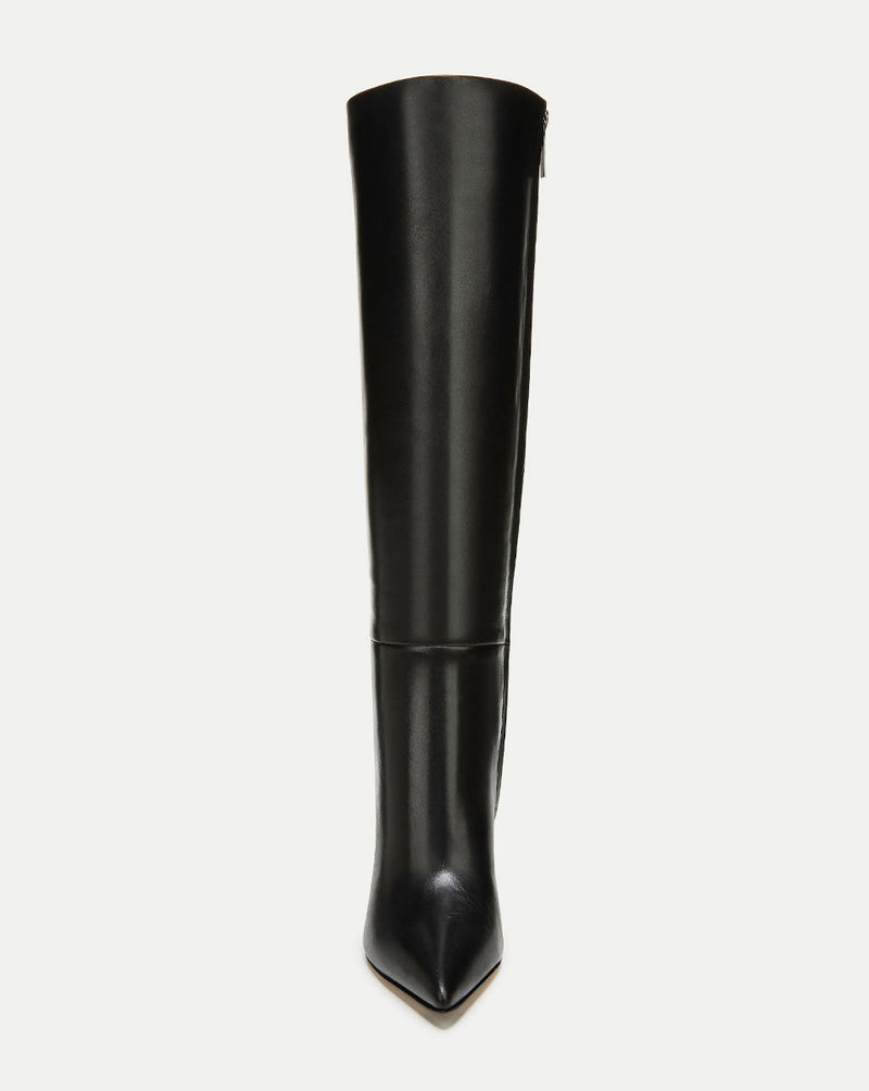 Lisa Leather Tall Boot | Wide-Calf