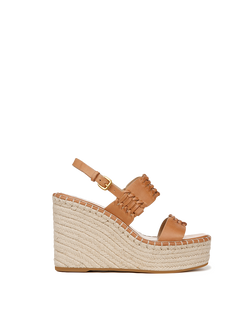 Riya Raffia Wedge Sandal