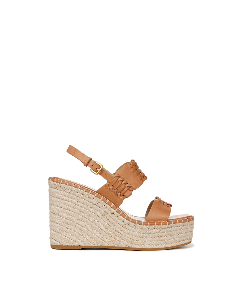 Riya Raffia Wedge Sandal