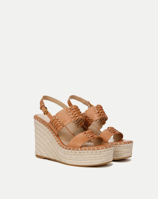 Riya Raffia Wedge Sandal
