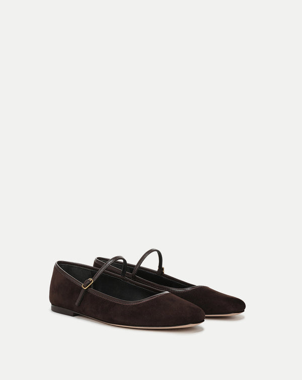 Ellie Suede Flat
