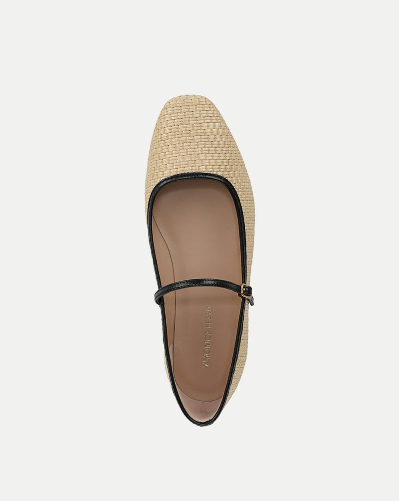Ellie Raffia Flat