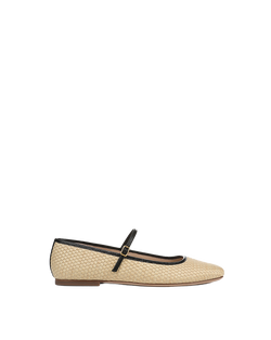 Ellie Raffia Flat