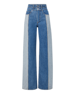 Taylor Two-Tone Wide-Leg Jean