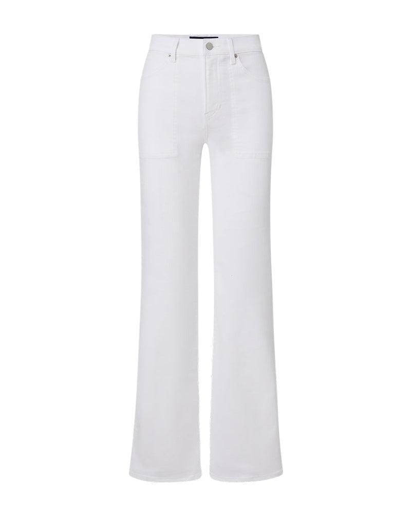 Crosbie Patch Pockets Slim Wide-Leg Jean OLD