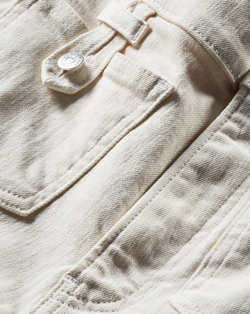 Carson Patch-Pocket Kick-Flare Jean