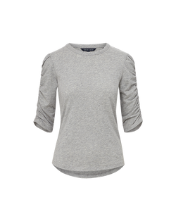 Waldorf Ruched-Sleeve T-Shirt