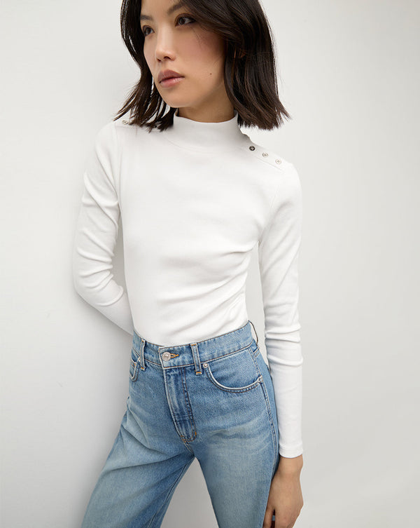 Nate Mockneck Top With Buttons