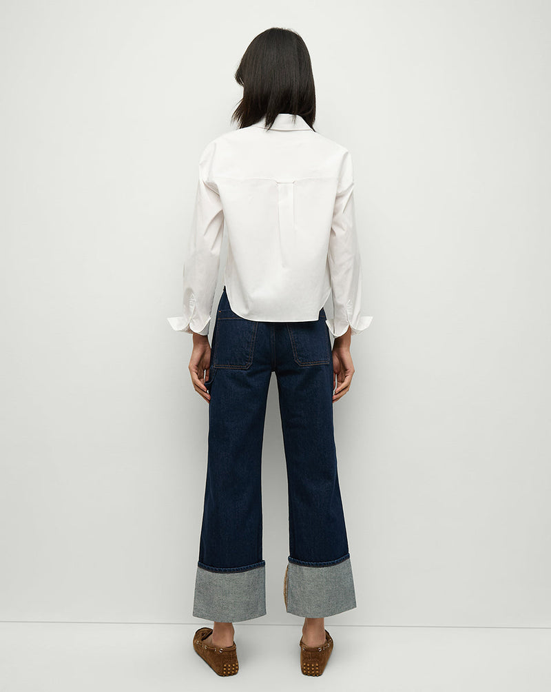 Dylan Cuffed Cargo Straight-Leg Jean