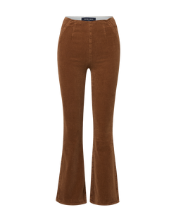 Carson Corduroy Off-Duty Kick-Flare Pant